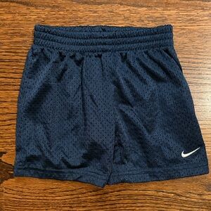 Nike Kids Navy Blue Mesh Shorts